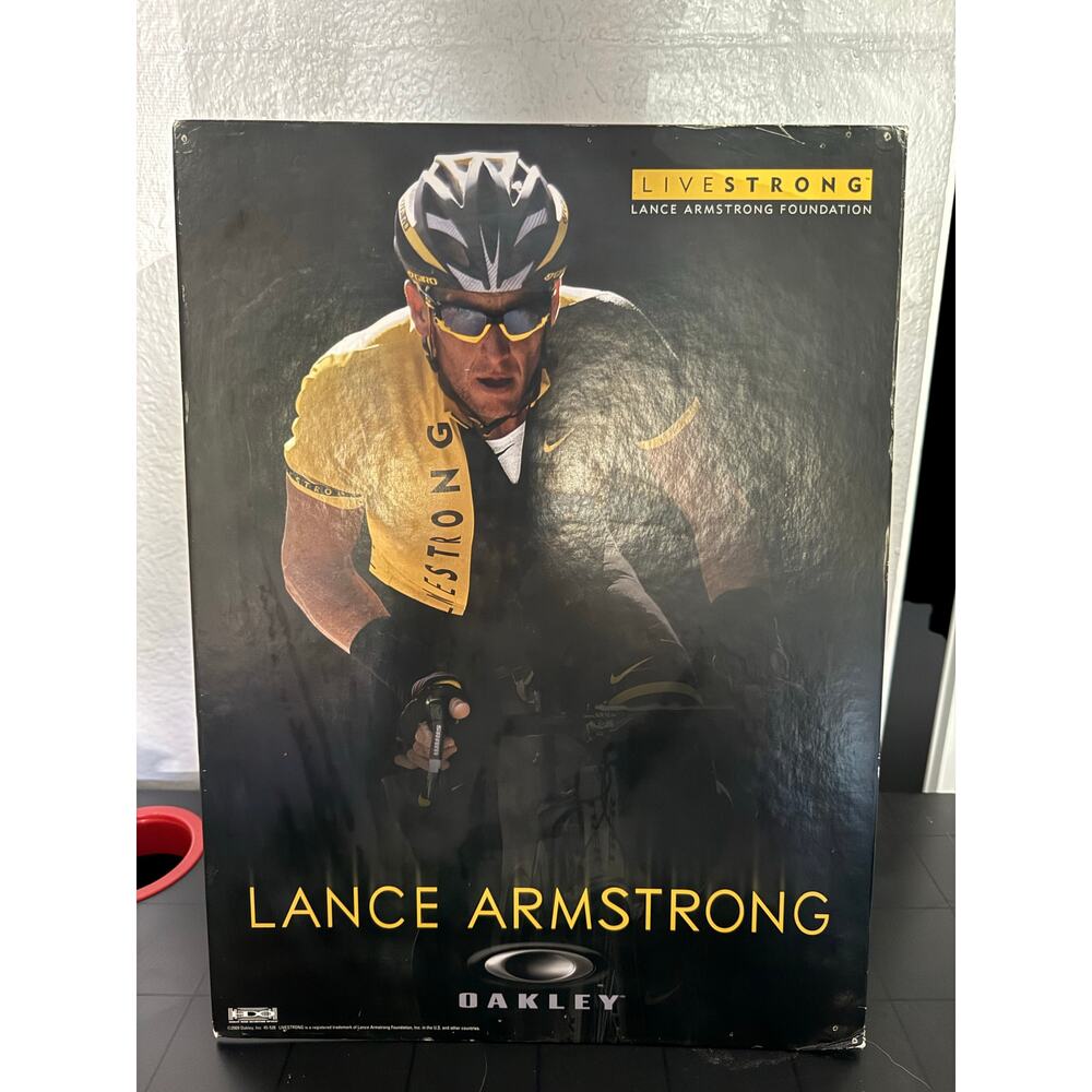 Oakley Lance Armstrong Livestrong Foundation Poster 2005